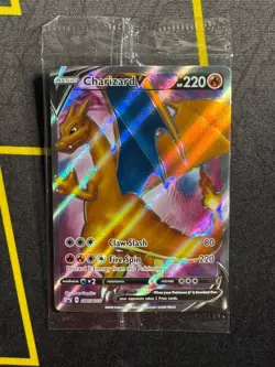 Charizard V SWSH050 - Pokemon TCG Sword & Shield Promo SEALED Ultra Rare NM - Image 1