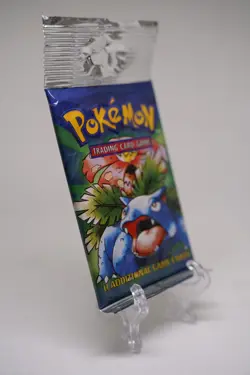 21.42g Pokemon Base Set Booster Pack Unlimited Venusaur WOTC TCG Vintage Sealed - Image 12