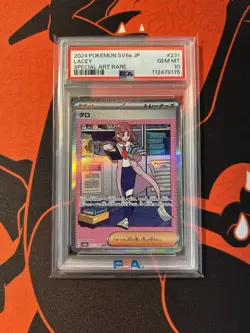 Pokemon PSA 10 Lacey SAR 231/187 Terastal Festival EX Japanese Gem Mint - Image 3