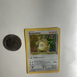 Kangaskhan Holo Rare 5/64 Jungle Set Vintage 1999 PokÃ©mon Card WOTC - Image 3