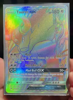 Tauros GX 156/149 Full Art Rainbow Rare | Sun & Moon | Pokemon TCG Near Mint - Image 3