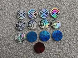 Pokemon TCG Coins X 13 Collectable Pokemon Coins Lucario Gyarados Bundle - Image 8