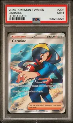 Carmine - 2024 Pokemon Twilight Masquerade Ultra Rare 204/167 - Image 1