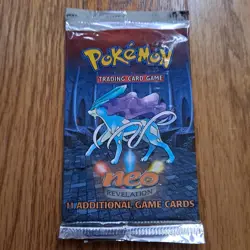 Pokemon Neo Revelation Booster Pack - Suicune Art - Factory Sealed - English - Image 1