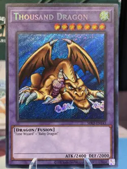 Yugioh - Thousand Dragon (NM) - MRD-EN143 - Secret Rare - 25th Anniversary - Image 3