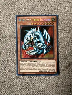 Yu-Gi-Oh! Blue-Eyes Toon Dragon SRL-EN000 Secret Rare - Image 3