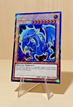 Yugioh / Blue-Eyes White Dragon / RA04-EN108 / Secret Rare 25th - Image 1