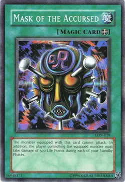 YuGiOh Labyrinth of Nightmare Mask of the Accursed LON-019 - Image 1