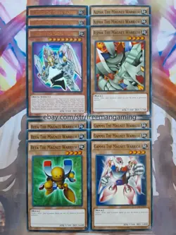 Yugioh Set 12 Card Valkyrion the Magna Warrior Magnet Gamma Beta **HOT** + Bonus - Image 1