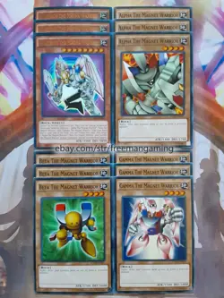 Yugioh Set 12 Card Valkyrion the Magna Warrior Magnet Gamma Beta **HOT** + Bonus - Image 2