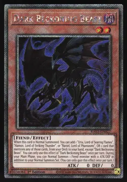 Dark Beckoning Beast - RA03-EN027 - Platinum Secret Rare - Yugioh - Image 2