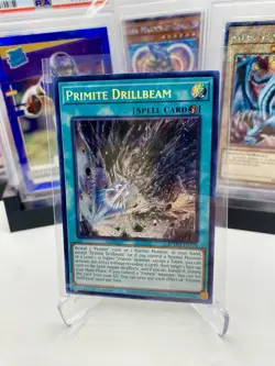 YuGiOh Battle Of Legend Monster Mayhem Primite Drillbeam Secret Rare - Image 3