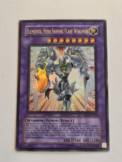 Elemental Hero Shining Flare Wingman EEN-EN036 Ultra Rare Yugioh Unlimited LP - Image 1