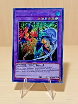 Yu-Gi-Oh! / Elemental Hero Flame Wingman / SGX1-ENA21 / Secret Rare - Image 1