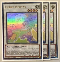 3x Merry Melffys 1st Edition Ultra Rare MP24-EN158 Yu-Gi-Oh! - Image 1