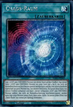 Yugioh RA01-DE065 - Chaos Room - Platinum Secret Rare - Image 2