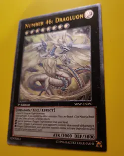 NUMBER 46: DRAGLUON YU-GI-OH! ULTIMATE RARE SHSP-EN050 VLP - Image 7