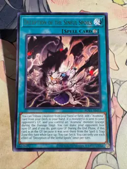 Yugioh Asian English ROTA-AE055 Deception of the Sinful Spoils x3 Rare NM - Image 7