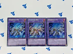 Yugioh! Infernoid Evil - BLTR-EN013 X3 - Secret Rare - 1st Edition Near Mint, - Image 1