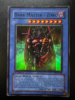 Dark Master - Zorc DCR-082 Super Rare 1st Edition Near Mint Yugioh - Image 3