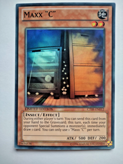 YuGiOh Maxx "C" CT09-EN012 Limited Edition - Super Rare - Excellent Condition - Image 4