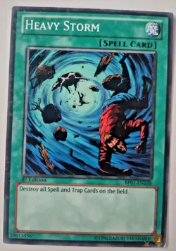 Heavy Storm (Starfoil Rare) BP01-EN038 Yugioh - 1st Edition Card - Image 1