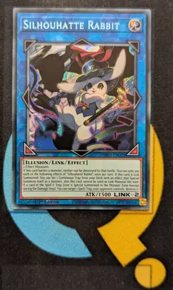 INFO-EN052 Silhouhatte Rabbit Secret Rare 1st Ed YuGiOh - Image 1