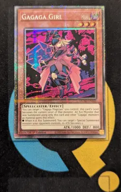 DUAD-EN101 Gagaga Girl Alt Art Starlight Rare 1st Ed YuGiOh - Image 1