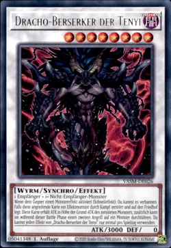 Yugioh VASM-DE026 - Dracho-Berserker of the Tenyi - 1st Edition - Image 2