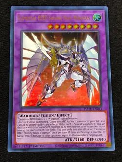 Yugioh Elemental Hero Shining Neos Wingman POTE-EN041 1ST ULTRA (NM) - Image 2