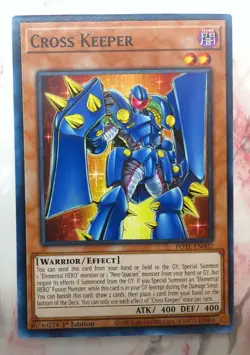 Yugioh - Cross Keeper POTE-EN002 1st Edition Common - NM - Image 1