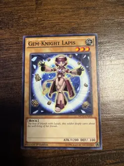 Yu-Gi-Oh! Gem-Knight Lapis MP15-EN202 2015 Mega-Tins Mega Pack 1st Edition Rare - Image 3