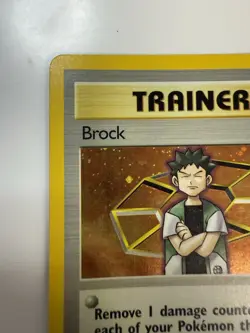 2000 Pokemon Brock 015/132 Gym Heroes Holo Trading Card Game TCG Vintage - Image 2