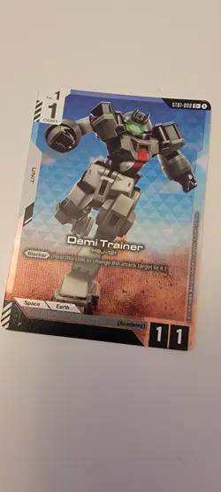 Gundam Card Game ST01-008 C+ Demi Trainer (MSJ-122) Alt Art - Image 1