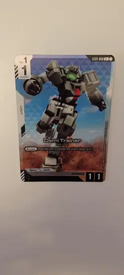 Gundam Card Game ST01-008 C+ Demi Trainer (MSJ-122) Alt Art - Image 2