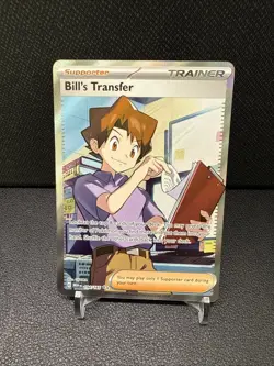 Bills Transfer 194/165 S&V 151 (MEW EN) Ultra Rare Full Art Pokemon Trainer Card - Image 1