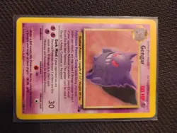 Gengar 20/62 Pokemon Card TCG Fossil Non Holo - Image 2