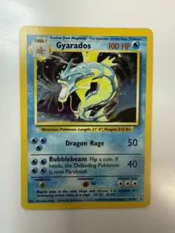 1999 Pokemon Gyarados 006/102 Base Set Holo Trading Card Game TCG Wotc Vintage - Image 1
