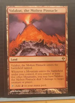 mtg VALAKUT, THE MOLTEN PINNACLE NM Zendikar 228/249 -Argo- - Image 1