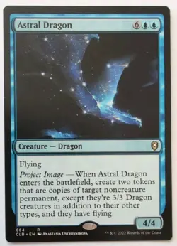 MTG 1x Astral Dragon - CLB 664 - LP - Image 1