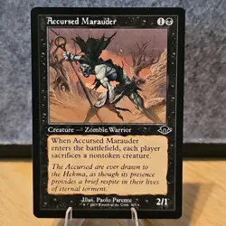 MTG Accursed Marauder Modern Horizons 3 Retro Frame #405 NM Fresh Pull No Play - Image 1