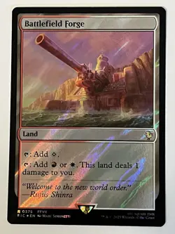 Battlefield Forge Surge Foil Commander: Final Fantasy MTG 0375 Rare - Image 1