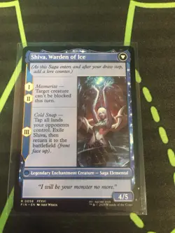 MTG Magic The Gathering Jill, Shivaâ€™s Dominant FIN Rare Blue Final Fantasy - Image 2
