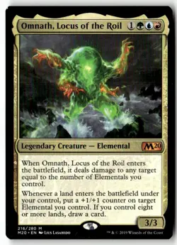 MTG Omnath, Locus of the Roil - M20 Lightly Played English - Image 1