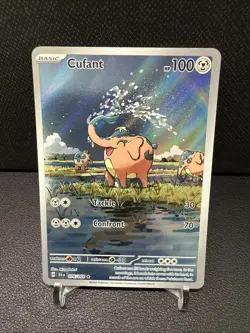Pokemon TCG - Cufant 076/064 - Sv: Shrouded Fable Holo Rare Illustration NM+ - Image 1