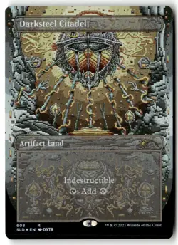 MTG Foil Darksteel Citadel - SLD Lightly Played English - Image 1