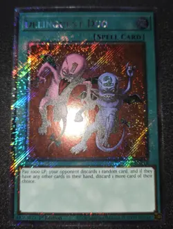 Yugioh - Delinquent Duo - 1st Edition Platinum Secret Rare NM 1ST ED - Image 2