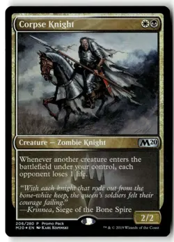 MTG Foil Corpse Knight - Promo Pack Moderately Played English - Image 1