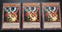 YUGIOH DROLL & LOCK BIRD TAMA-EN047 1ST RARE X3 LP - Image 1