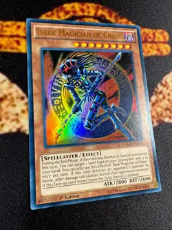 YUGIOH â€¢ DARK MAGICIAN OF CHAOS â€¢ ULTRA RARE â€¢ YGLD-ENC02 â€¢ 1st EDITION â€¢ VLP - Image 4
